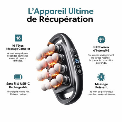 RECOVIA™ Pro  - Masseur à 16 Têtes